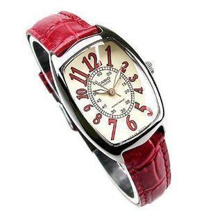 Casio+卡西欧指针Standard系列电池红色女表LTP-1208E-9