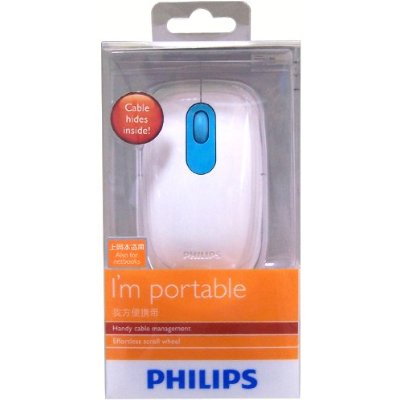 飞利浦 Philips SPM5900 笔记本鼠标 (线缆可完