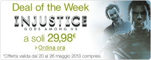 Deal Of The Week: 'Injustice: Gods Among Us - Special Amazon Edition a soli 29,98 EUR'