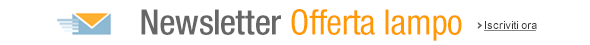 Newsletter offerta lampo