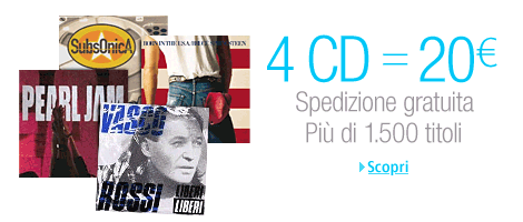 Offerta 4 CD a 20 EUR