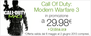 Promozione 'Call Of Duty: Modern Warfare 3' a 29,98 EUR