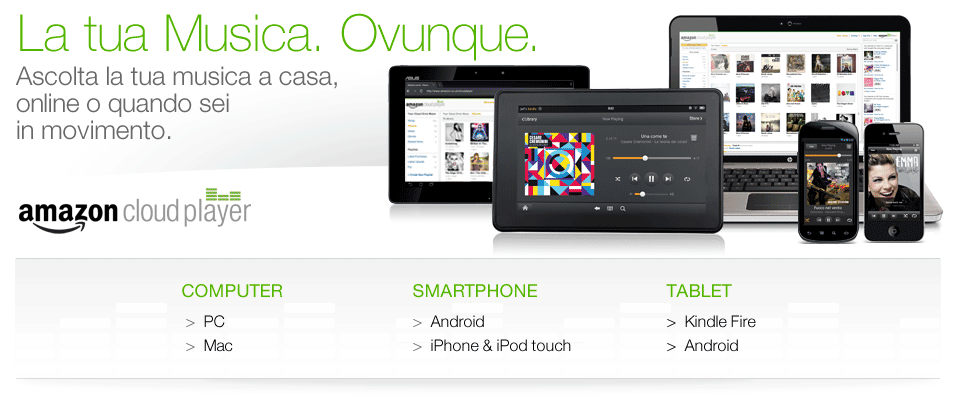 La tua musica. Ovunque