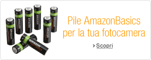 Pile AmazonBasics per la tua fotocamera