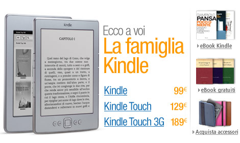 Ecco a voi la famiglia Kindle