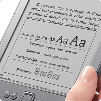 Scegli tra 8 grandezze e 3 caratteri