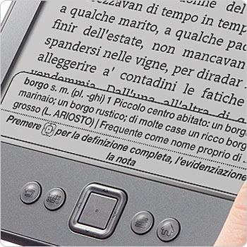 Cerca la definizione delle parole con il dizionario integrato