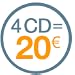 4 CD por 20 euros