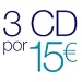 3 CD por 15 euros
