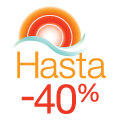 Hasta 40%