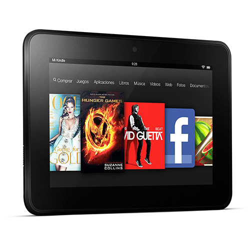 Kindle Fire HD visto de frente