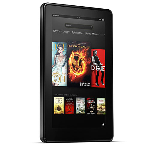Kindle Fire visto de frente