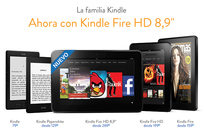 La nueva familia Kindle