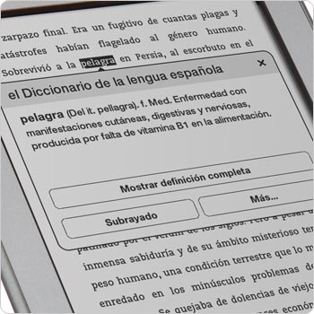 Busca definiciones de palabras con el diccionario integrado