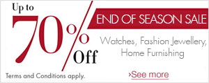 End of Season Sale: Up to 70% off