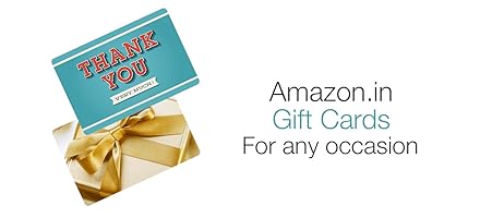 Amazon.in Gift Cards:For any occasion