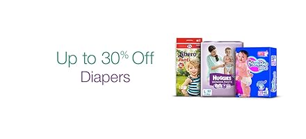 Up to 30% off baby diapers