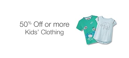 Kids' Clothing: 50% Off or more