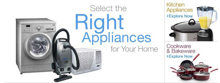 Select the right appliances for your home