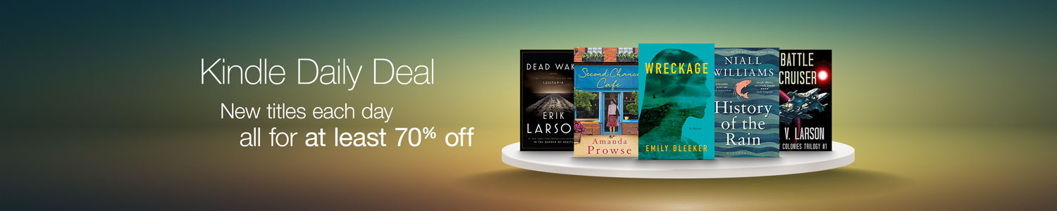 Kindle Daily Deal - at least 70% off eBooks