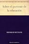 Sobre el porvenir de la educaci�n