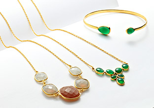 Argento Vivo Hammered & Gem Jewelry!