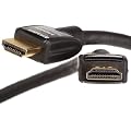 AmazonBasics - Cable HDMI de alta velocidad (2 m, con Ethernet, 3D y canal de retorno de audio) [nuevo est�ndar]