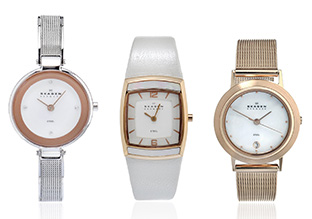 Tragen feat arbeiten. Skagen Uhren!