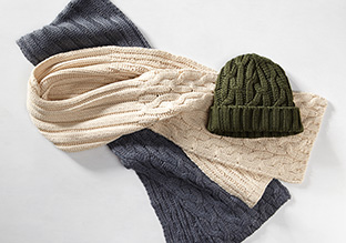 Schals, Mützen und Handschuhe!