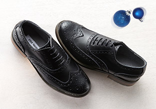 $ 79 & Under: Black Lace-Ups!