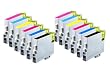 gastos de env��o gratis!! UCI -- EI -- T0807 [ 12 tinta=TWO SET=BMmCcY]12 ( 2SETS ) Compatible tinta cartridges reemplazo for Stylus Photo P50, PX650, PX720WD, PX660, PX700W, PX710w, PX800FW, PX810fw, R265, R285, R360, RX560, RX585, RX685, impresora, T0801 -- 806, Black, Cyan, Magenta, Yellow, Light Cyan, Light Magenta, T0807, BY UK Compatible Ink
