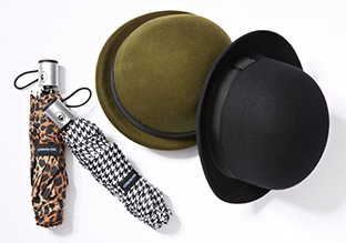 Ready to Go: Regenschirme und Hüte!