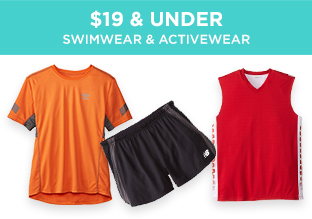 $19 & Under: Swimwear & Activewear