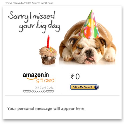 Amazon.in Email Gift Cards Gift Cards