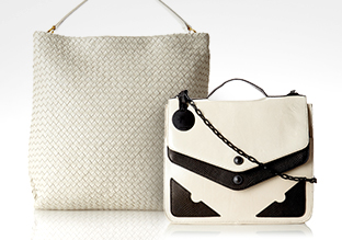 Auffällig Weiß Hues: Handtaschen!