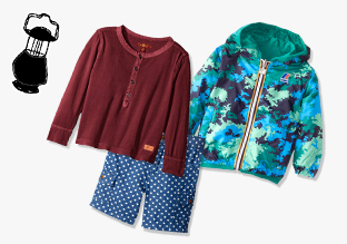 Happy Camper : Kleidung der Jungen