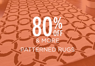80% Off & More: Patterned Rugs!