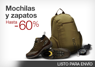 Mochilas y zapatos: hasta -60%