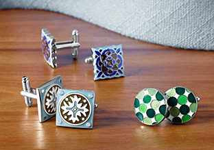 Unique Manschettenknöpfe feat. L2 von Loma!