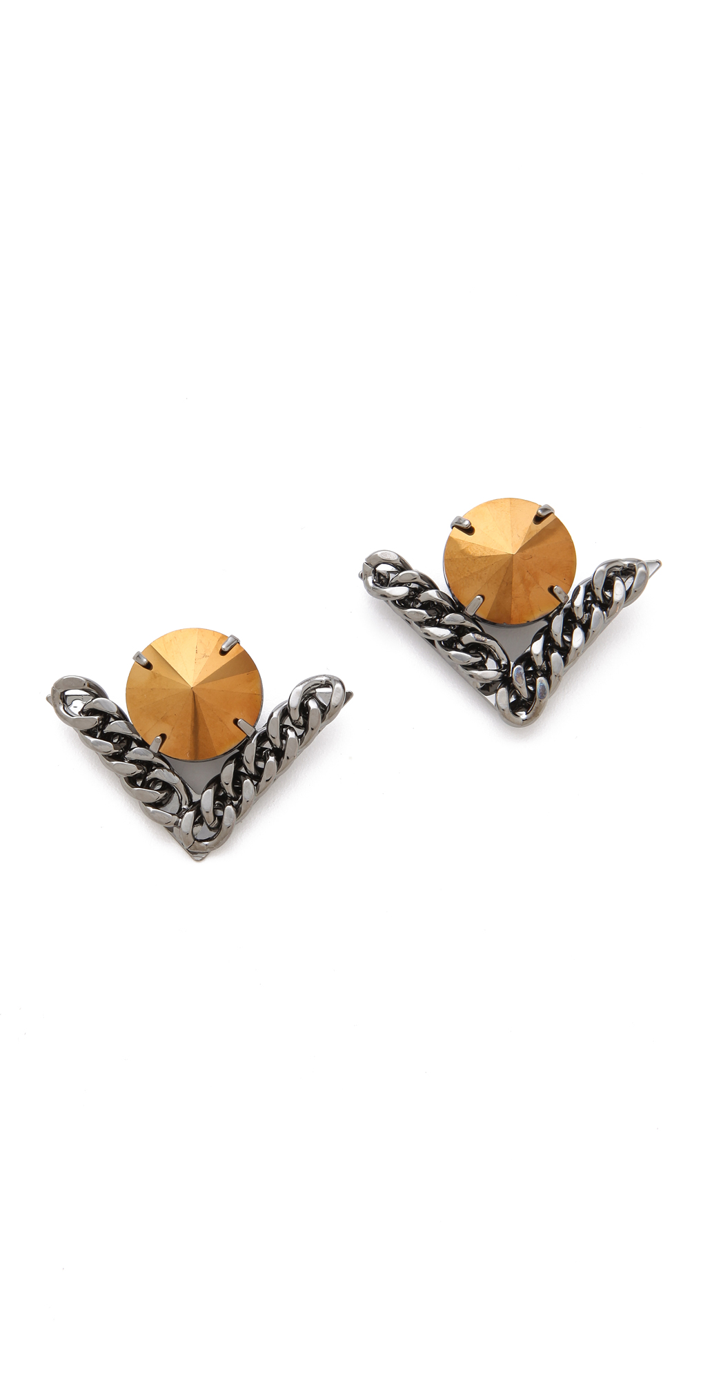 fallon jewelry 锯齿形运动耳坠耳环