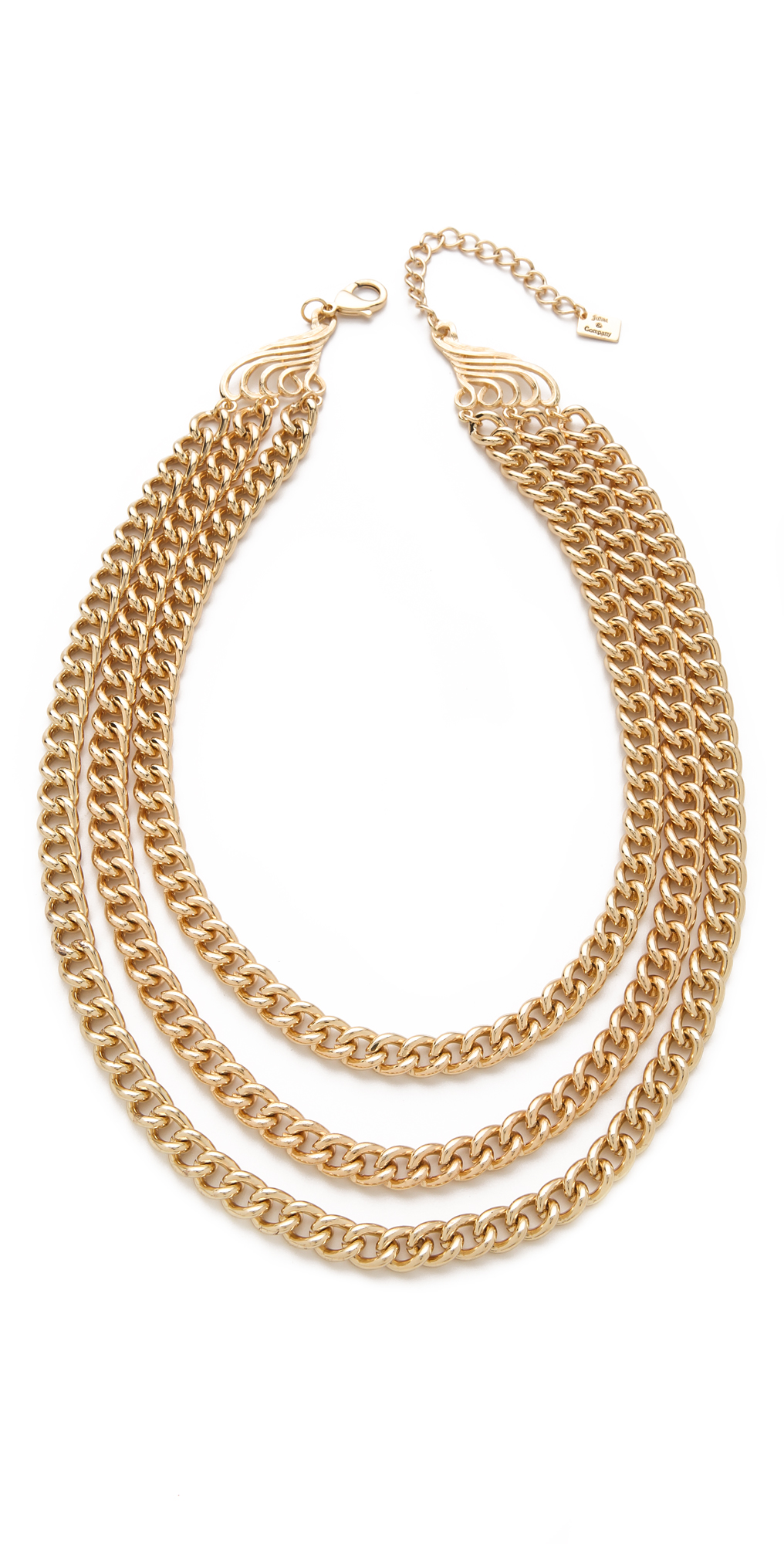 juliet & company 装饰风锁链项链