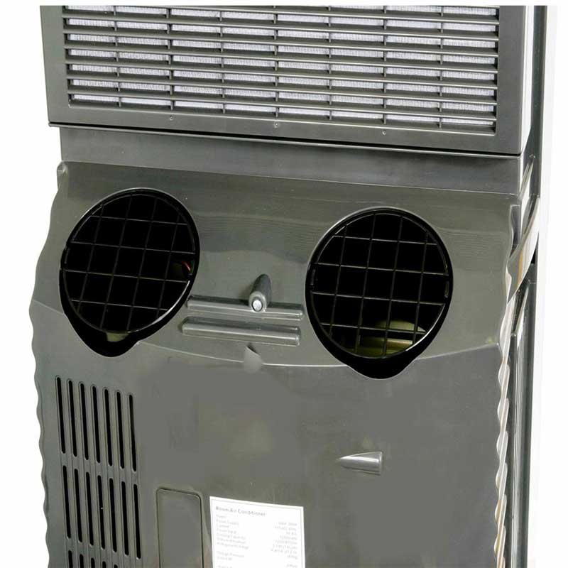 Dual Hose Dual Heating And Cooling Unit Hisense Tower 8000 BTU