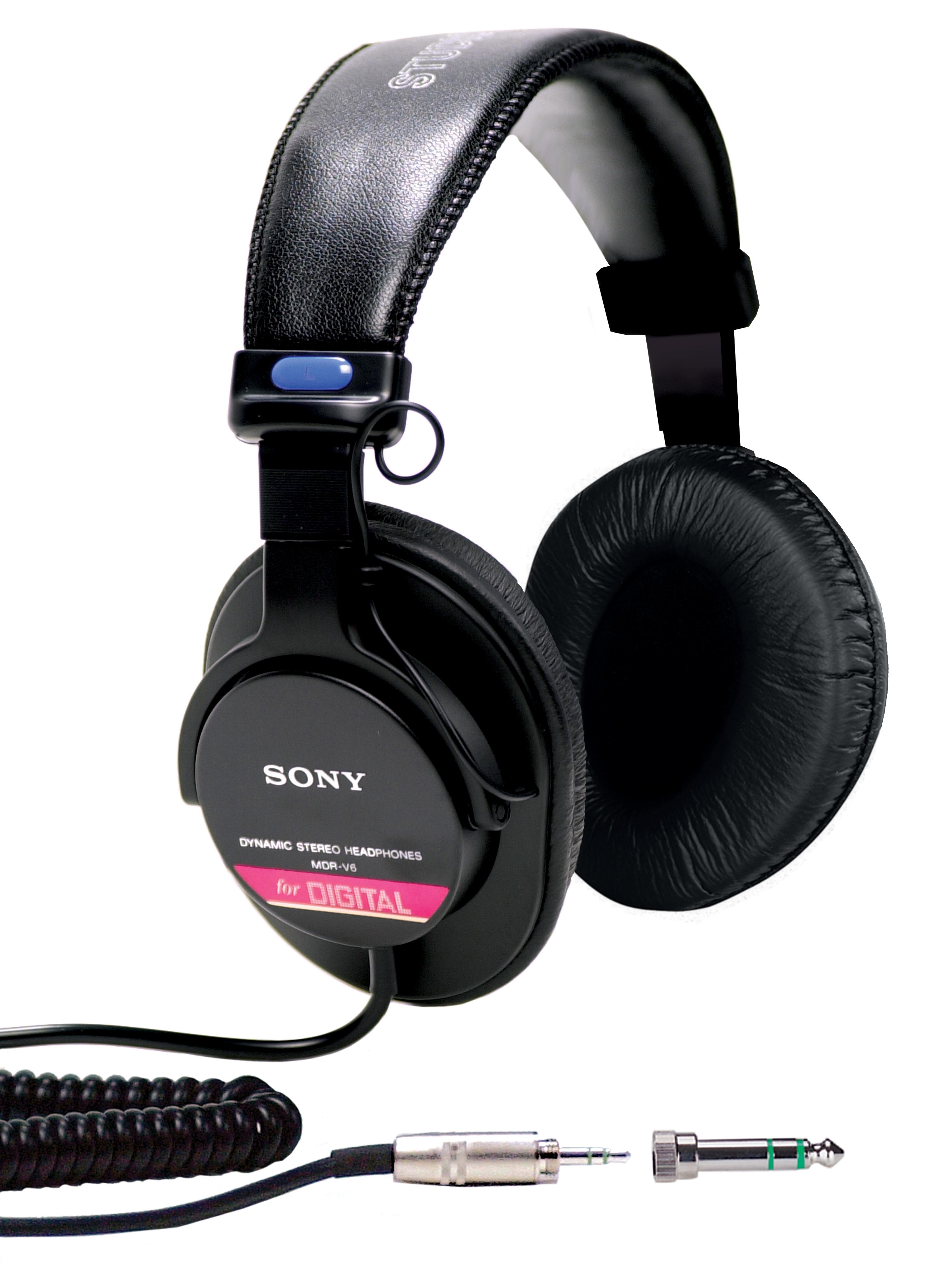 Amazon.com: Sony MDRV6 Studio Monitor Headphones with CCAW Voice Coil