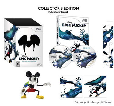 Nib Disney Epic Mickey Collector S Edition Best Wii Game 2010