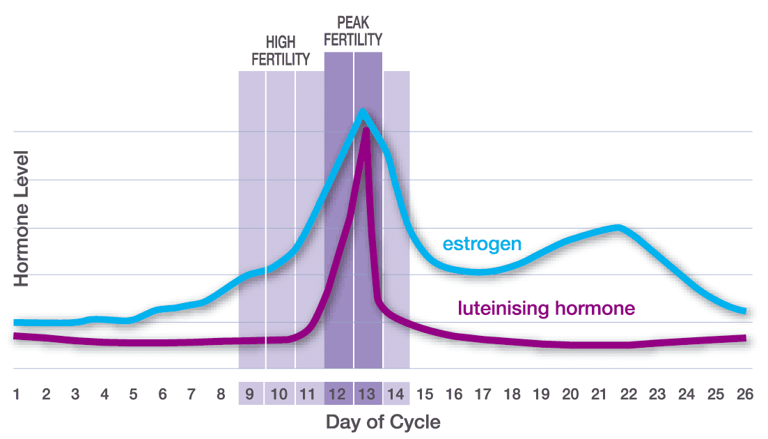 Ovulation Test Graph Clearblue ovulation test 1positive...then 1negative but have ov ...