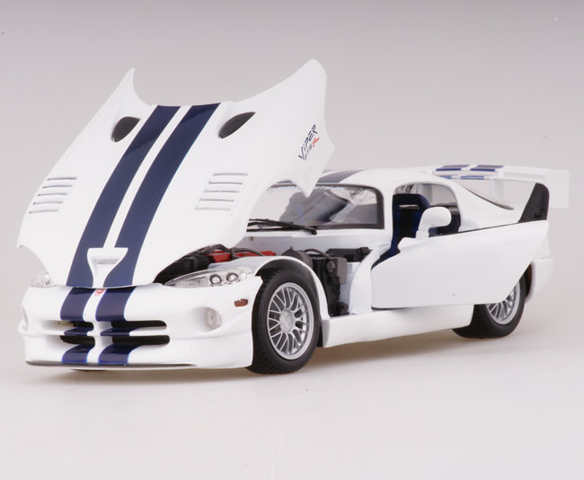 maisto 美驰图 31845白1:18车模 道奇蝰蛇dodge viper gt2
