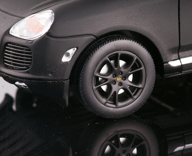 welly 威利 22431ma酷黑1:24车模 保时捷卡宴porsche cayenne turbo