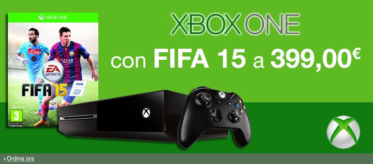 X1 + FIFA 15 a 399,00 EUR
